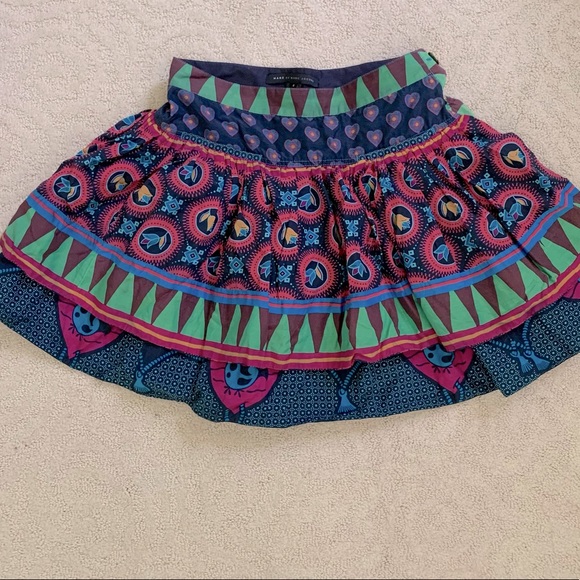 Marc by Marc Jacobs Multi Pattern Cotton Skirt - Picture 6 of 10